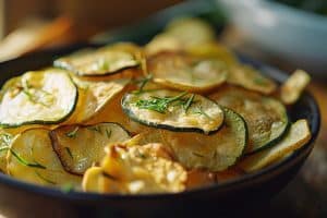 chips de courgette