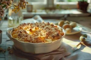 crumble à la mirabelle