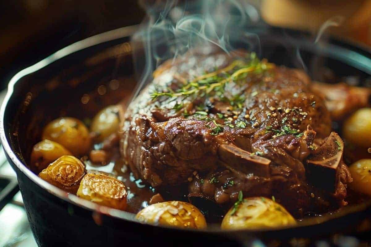 recette paleron cocotte en fonte
